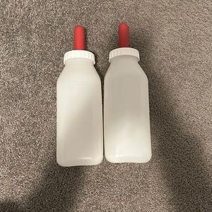 Goat calf bottles